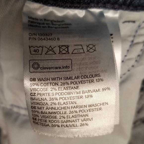 H&M Kids Distressed Denim Overalls,  sz 7-8 - Picture 10 of 11